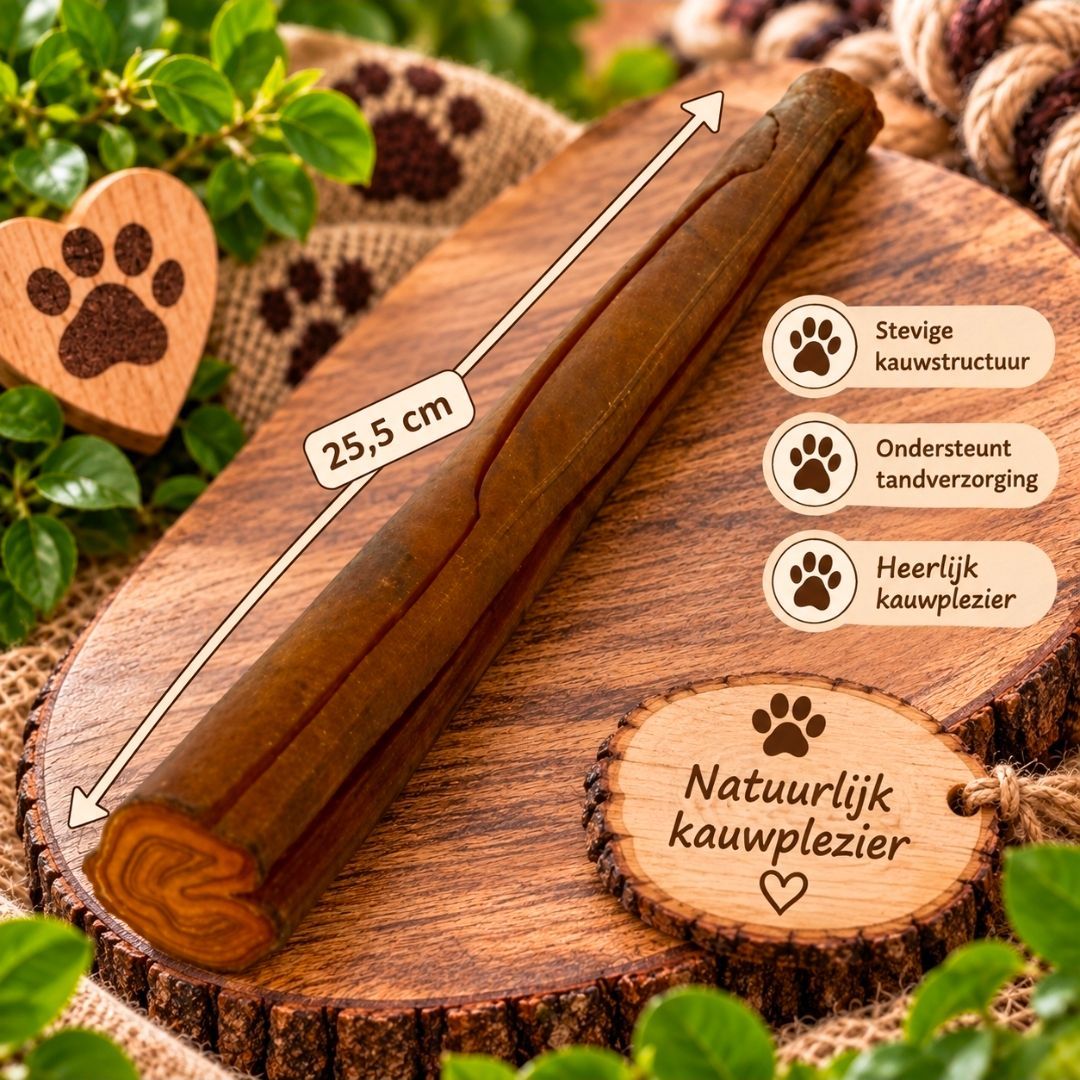 Geperste Staaf Gerookt Petsnack - 25,5 cm, 5st
