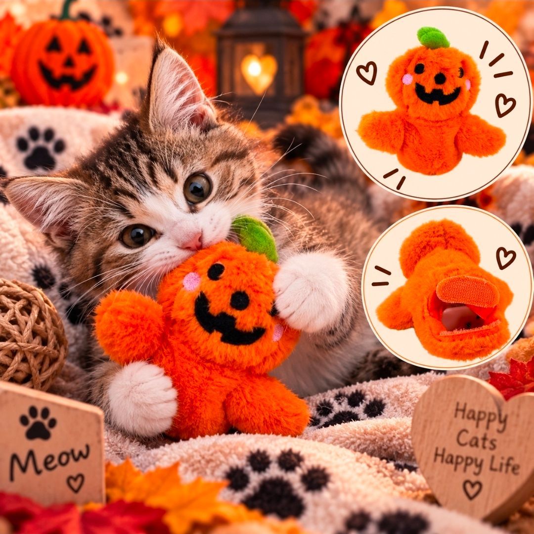 Halloween Swinging Pumpkin, Fofos - 15 cm
