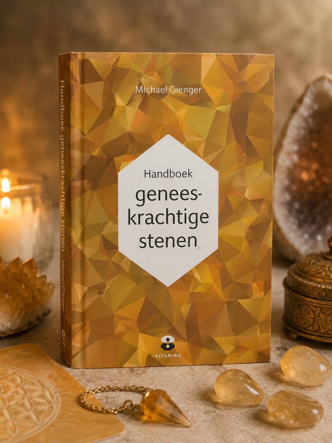 Gouden boek met de titel