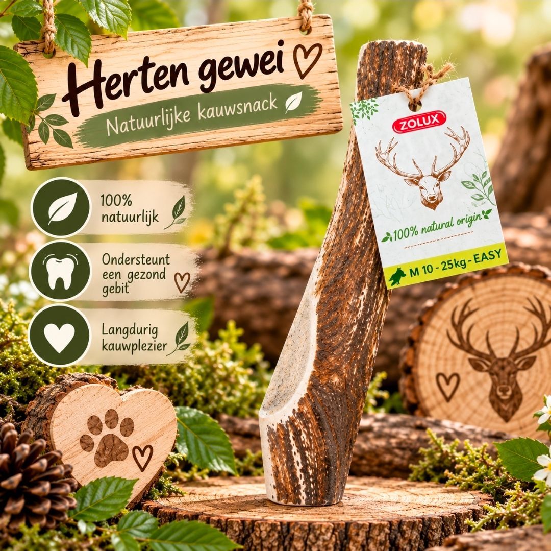 Hertengewei EASY Zolux, Schuin Gesneden - M