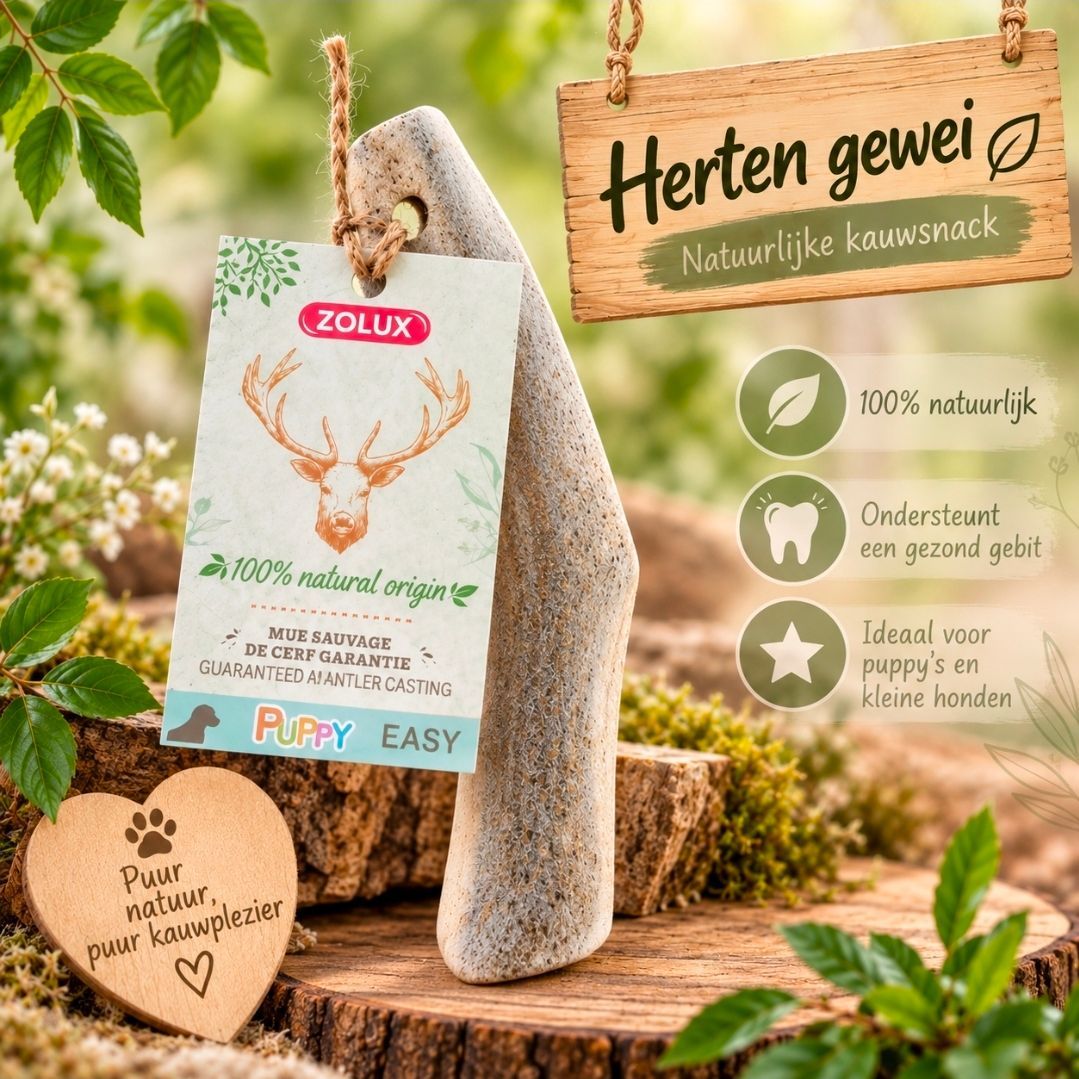Hertengewei EASY Zolux, Schuin Gesneden Puppy - XXS