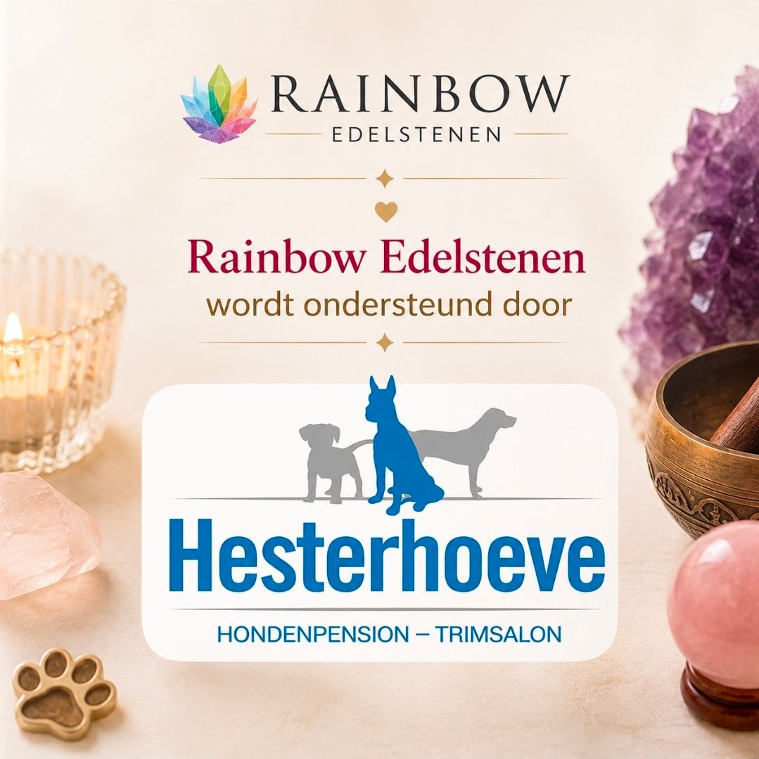 Rainbow Edelstenen wordt ondersteund door Hondenpension Hesterhoeve