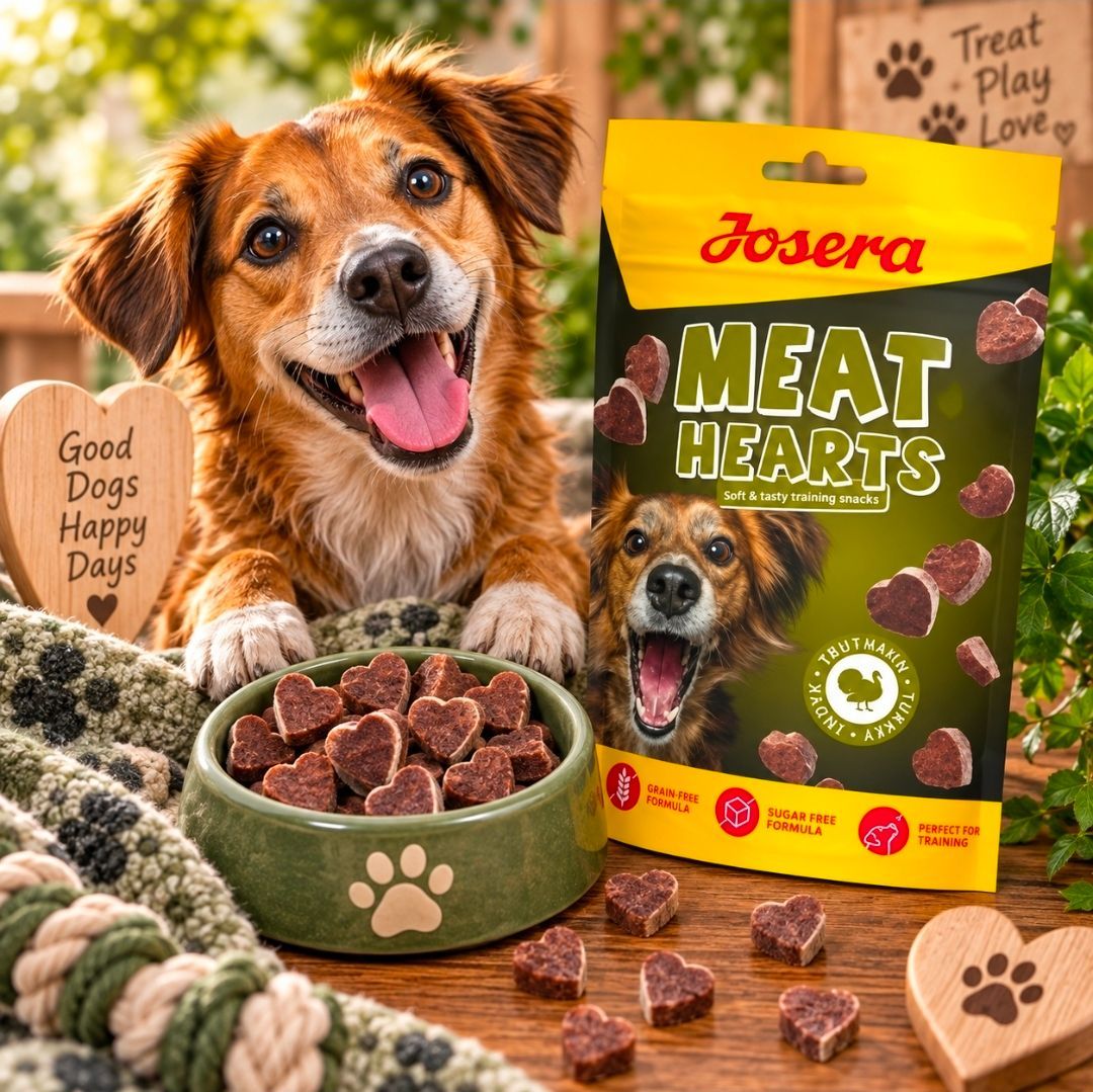 Kalkoen Josera Meat Hearts - 70 gr
