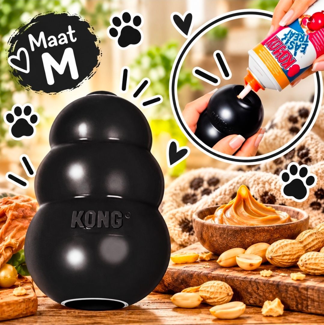 KONG Extreme Black, size M - 8.8 cm