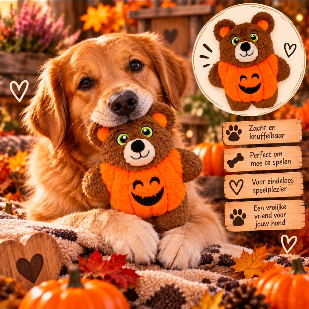 KONG Halloween Snuzzles Bear - 21,5 cm