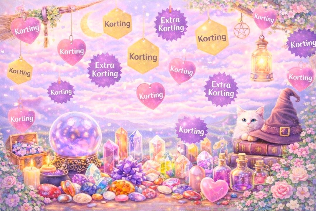 Een pastelkleurige fantasie-uitverkoop met ballonnen, cadeauboxen, hartjes en kortingsbubbels tussen bloemen en lichtjes.