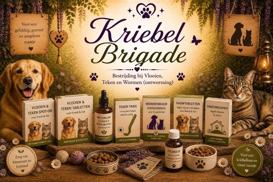 Kriebelbrigade – Vlooien, Teken & Ontworming voor de Hond