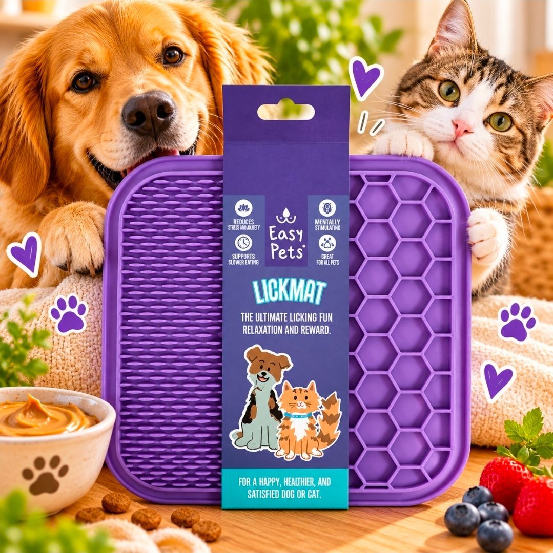 Purple Lick Mat, size M - 21 cm