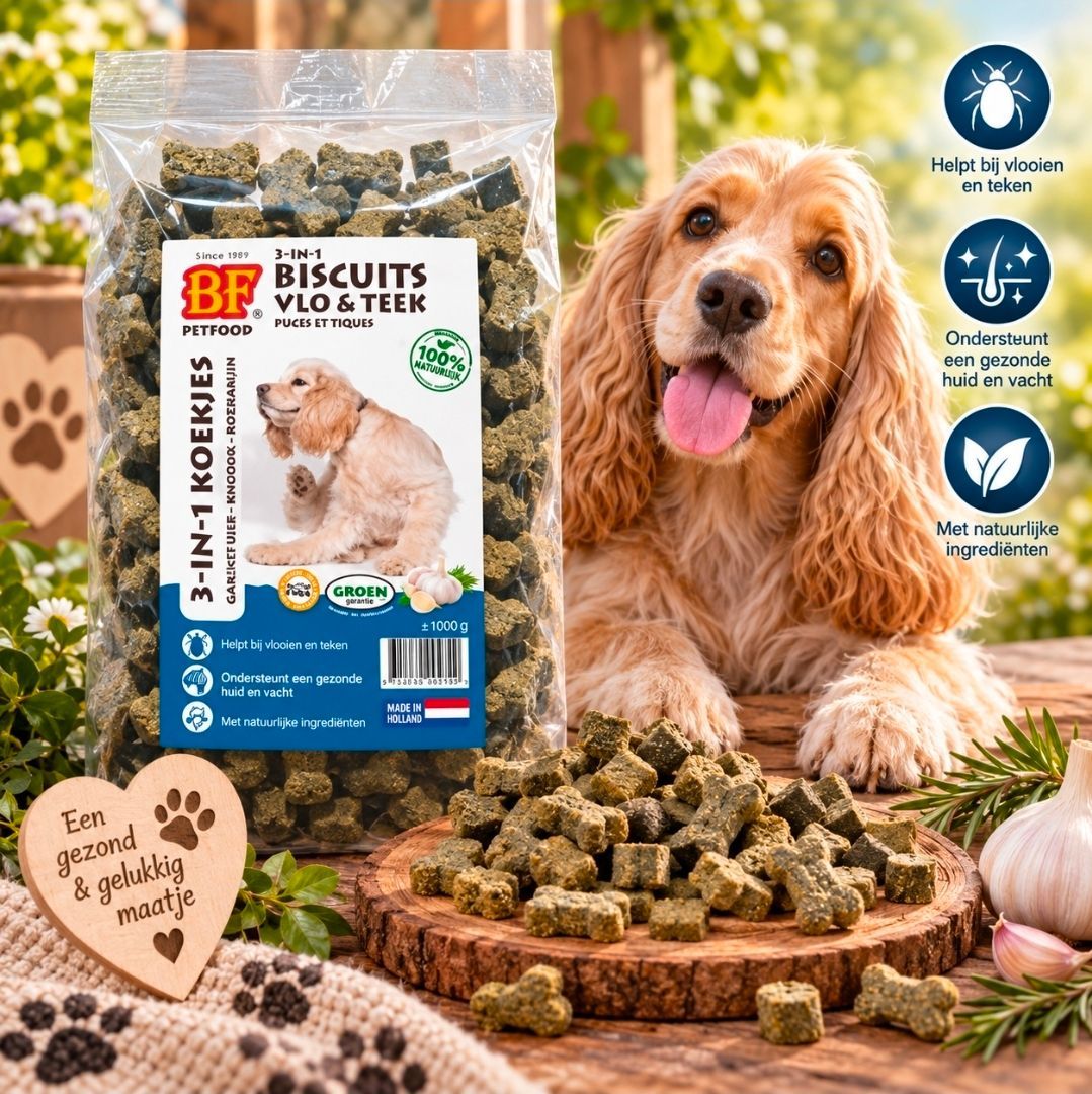 Look & Kruid BF Petfood 3 In 1 Hondenkoekjes - 500 gram