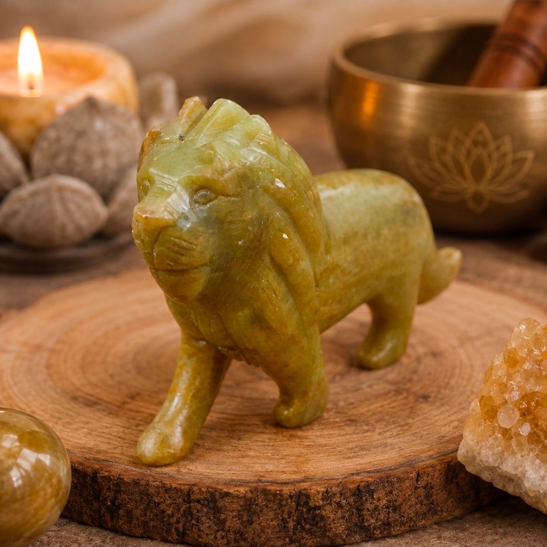 Loyal Lion Soapstone - 6 cm