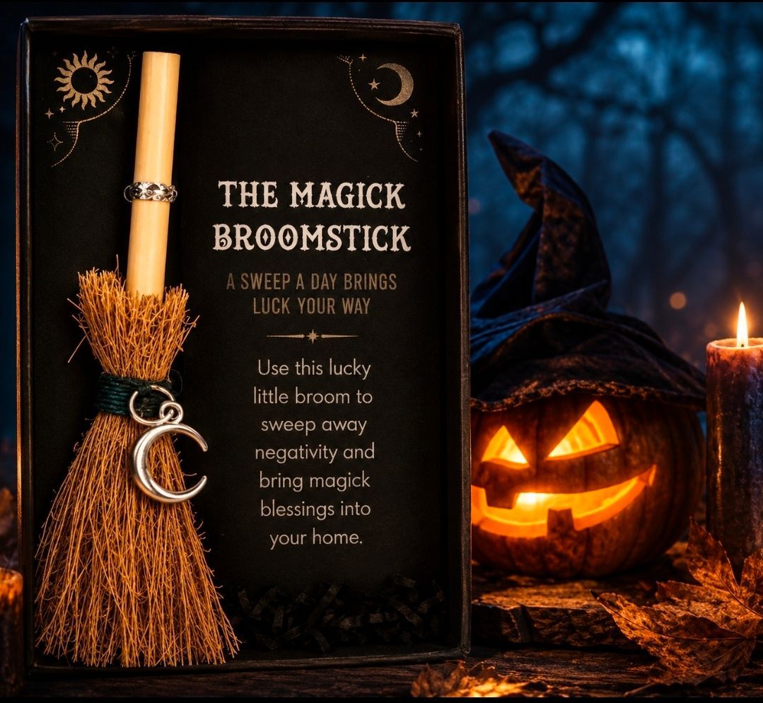 Magick Broomstick - Moon/ Mini
