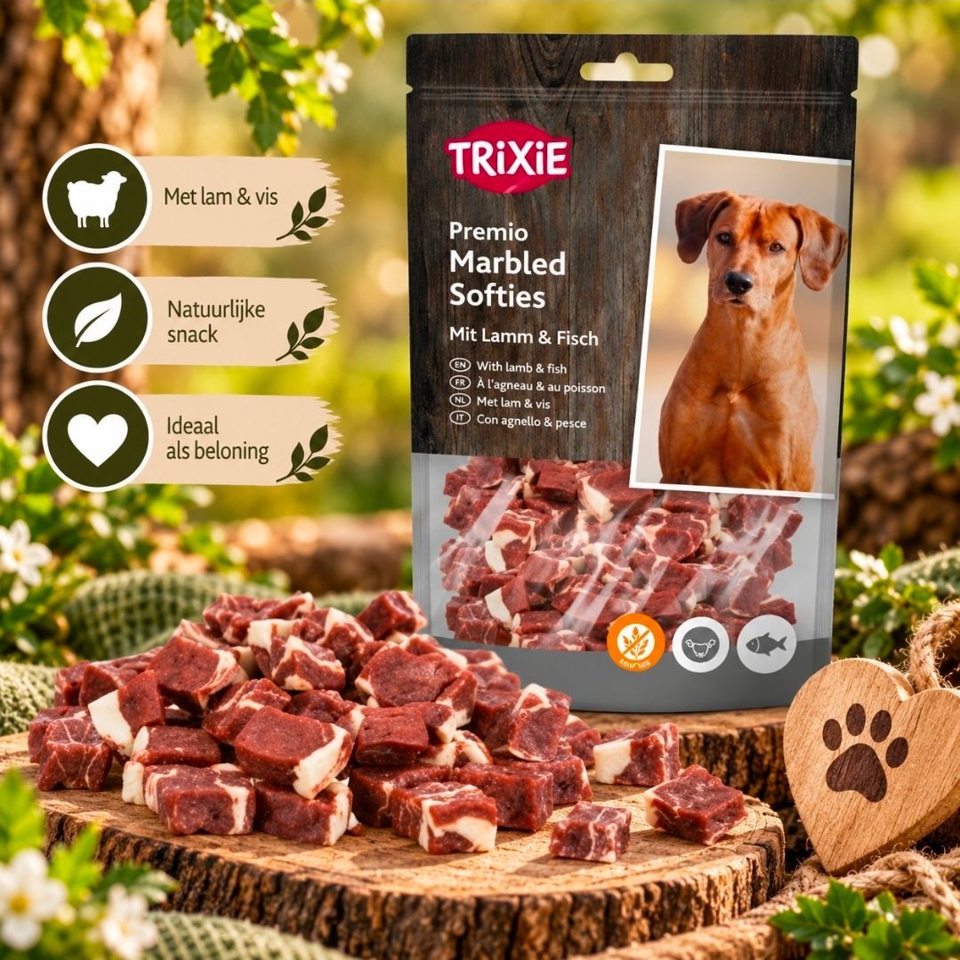 Marbled Lam Softies, Trixie Premio - 100 gr