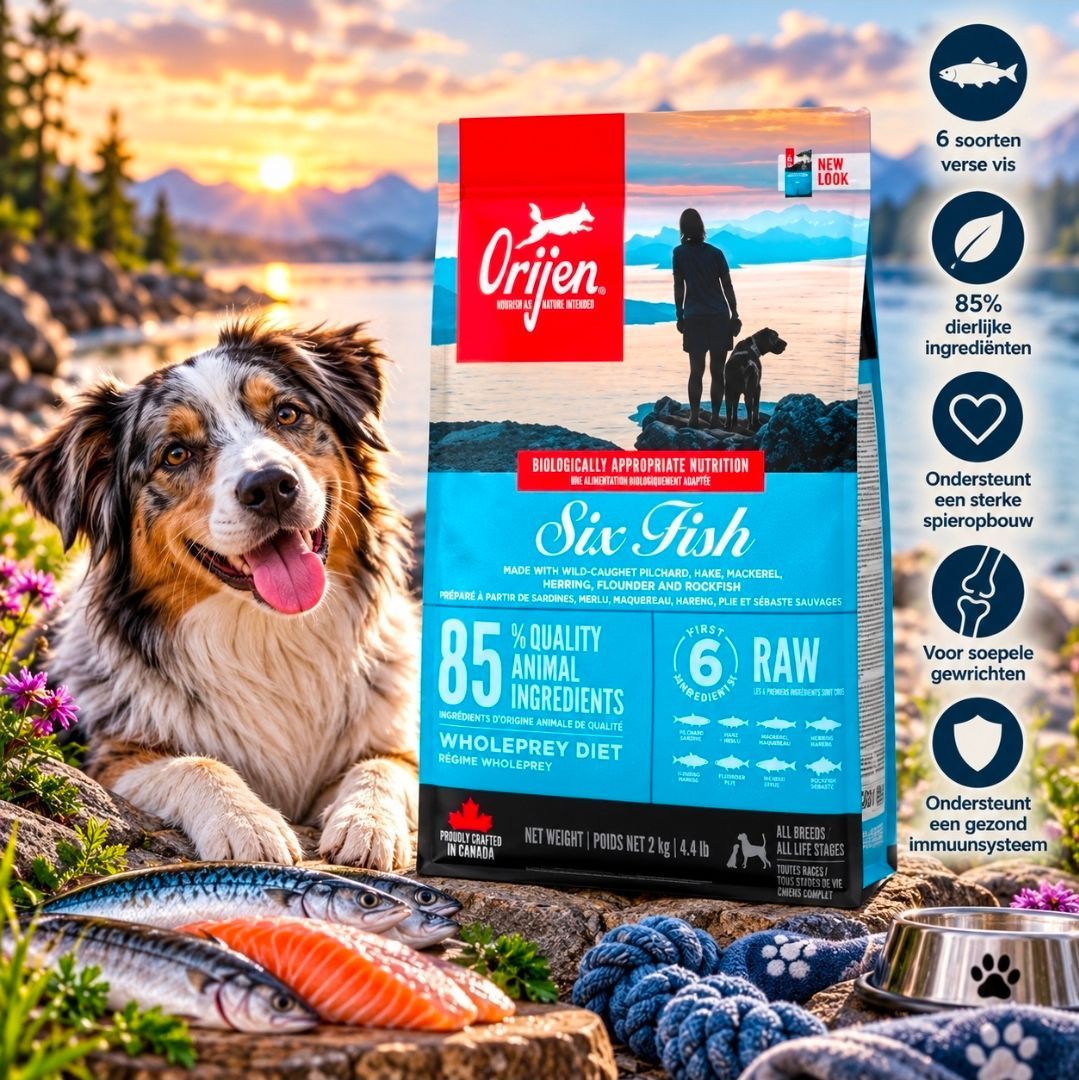 ORIJEN Whole Prey 6 Fish Dog - 11,4 kg