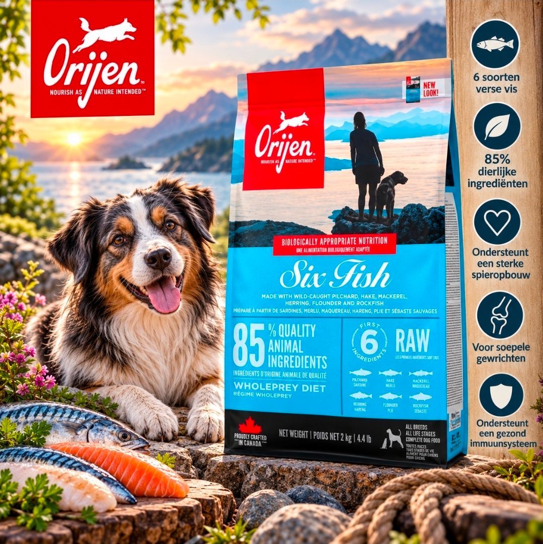 ORIJEN Whole Prey 6 Fish Dog - 6 kg