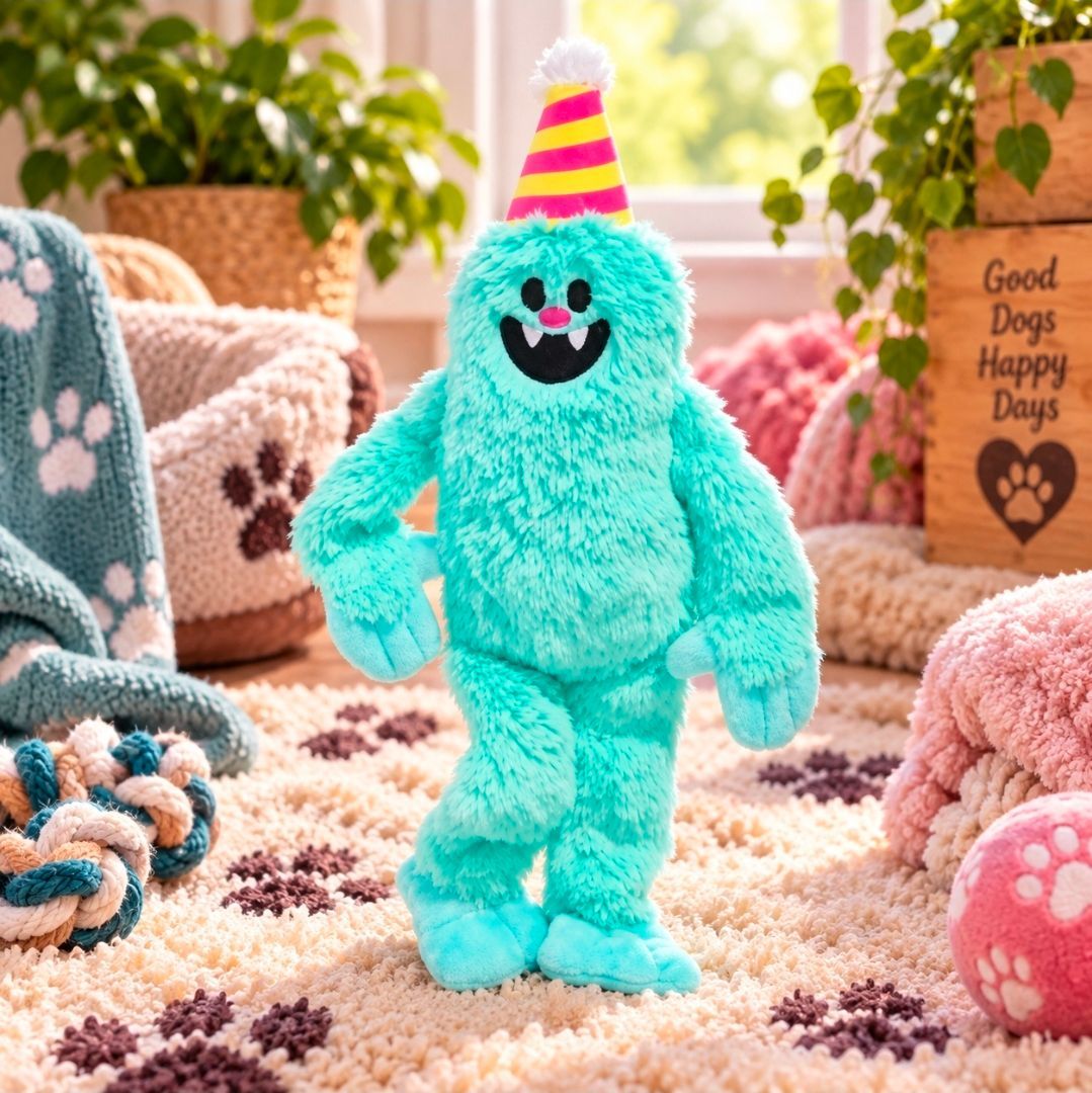Party Monster Marty Birthday Pluche, BARK - 36 cm