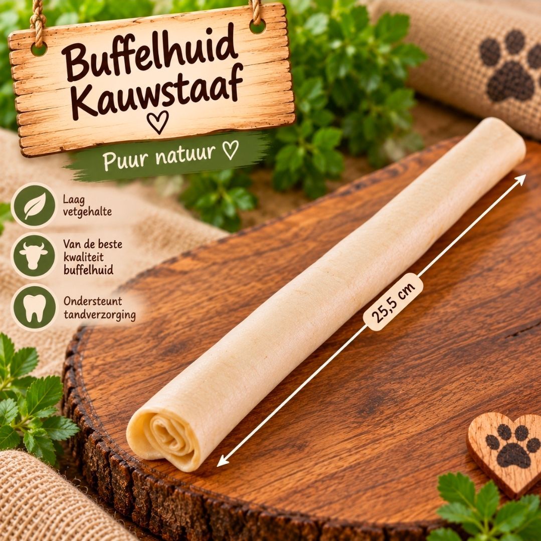 Petsnack Rol Wit - 25,5 cm, 5 st