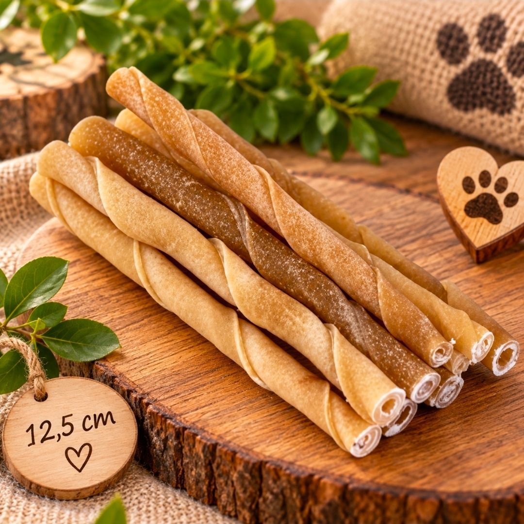 Petsnack Snack Twisted Staafjes Gedraaid - 12,5 cm, 50 st