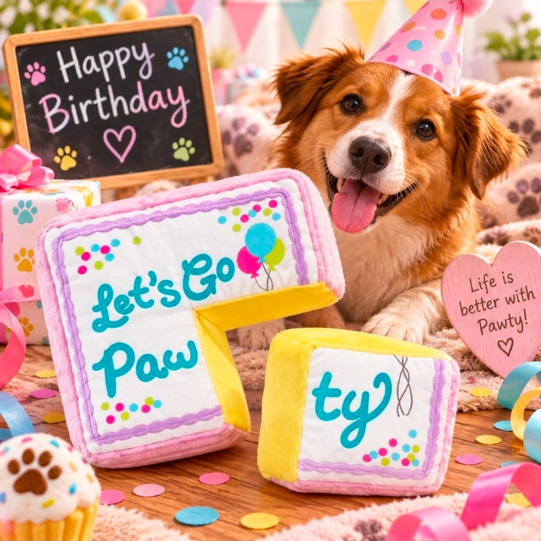 Piece Of Sheet Cake Birthday Plush, BARK - 24 cm