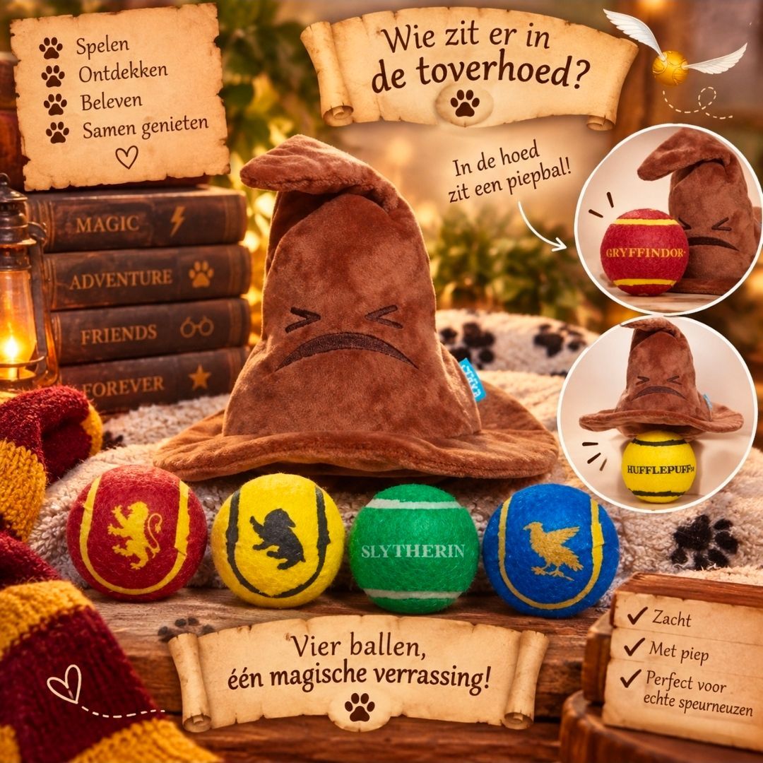 Harry Potter 'Sorting Hat' Plush with 1 Ball - 20 cm