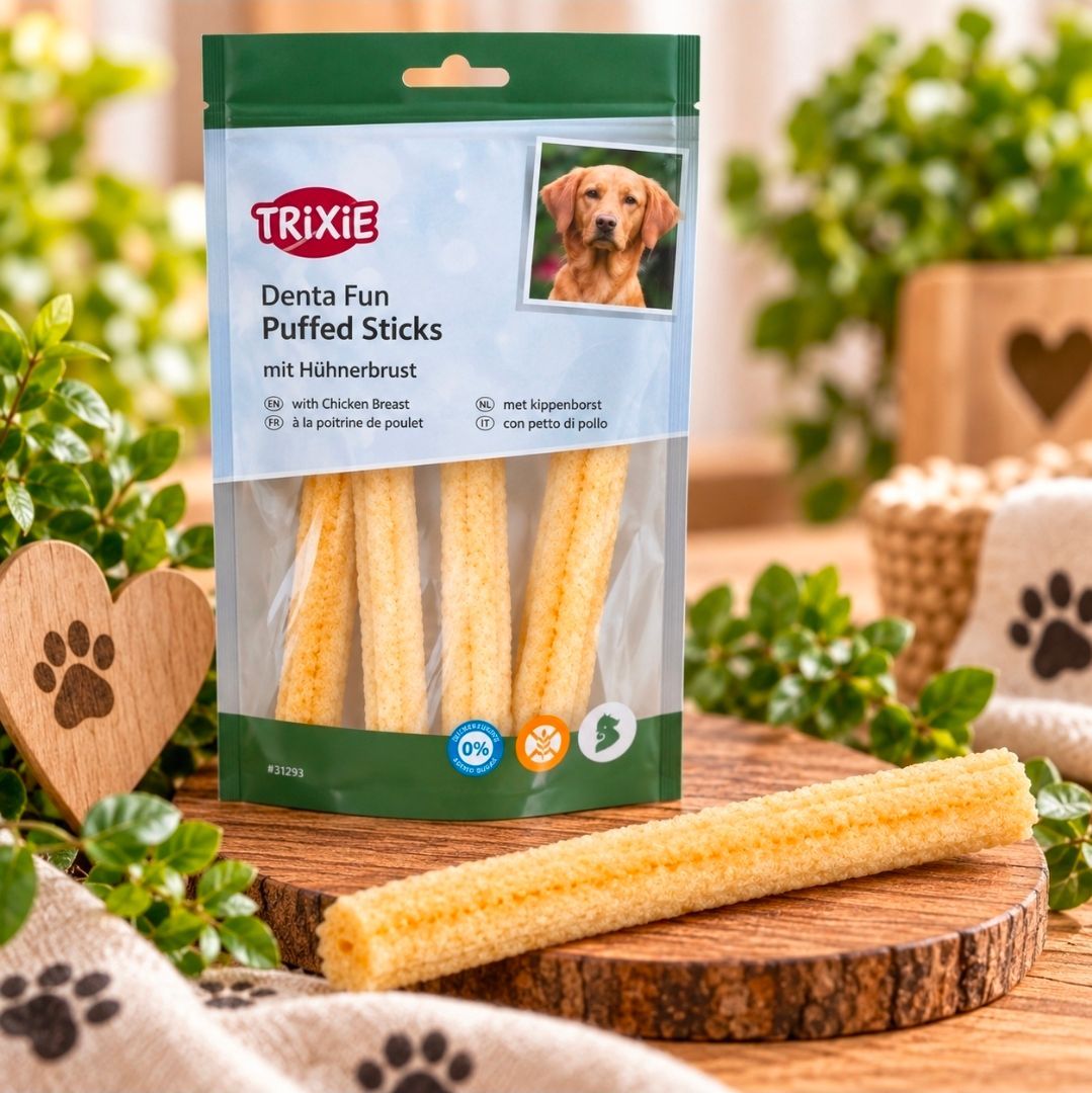 Puffed Sticks with Chicken Breast, Trixie Denta Fun - 40 g