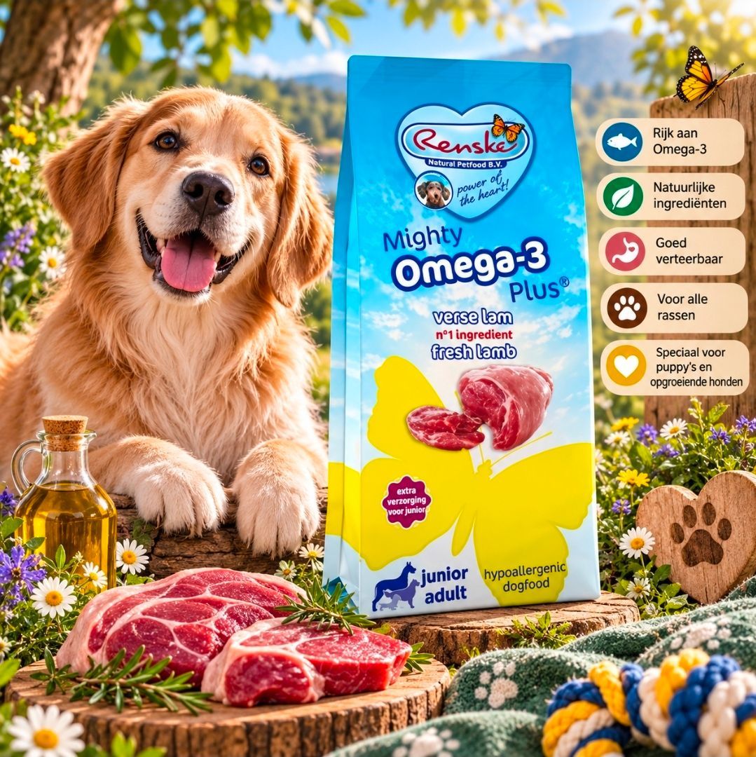 RENSKE Mighty Omega Plus Lam Hypoallergeen - 6,5 kg