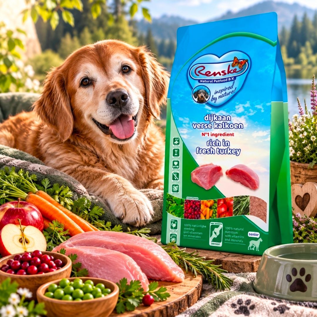RENSKE Super Premium Senior - Kalkoen Graanvrij - 12 kg