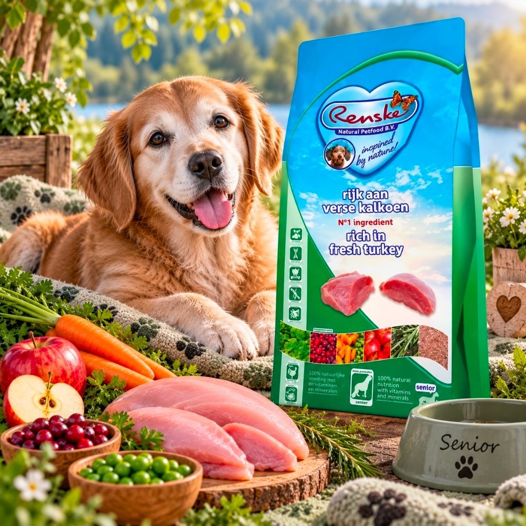 RENSKE Super Premium Senior - Kalkoen Graanvrij - 2 kg