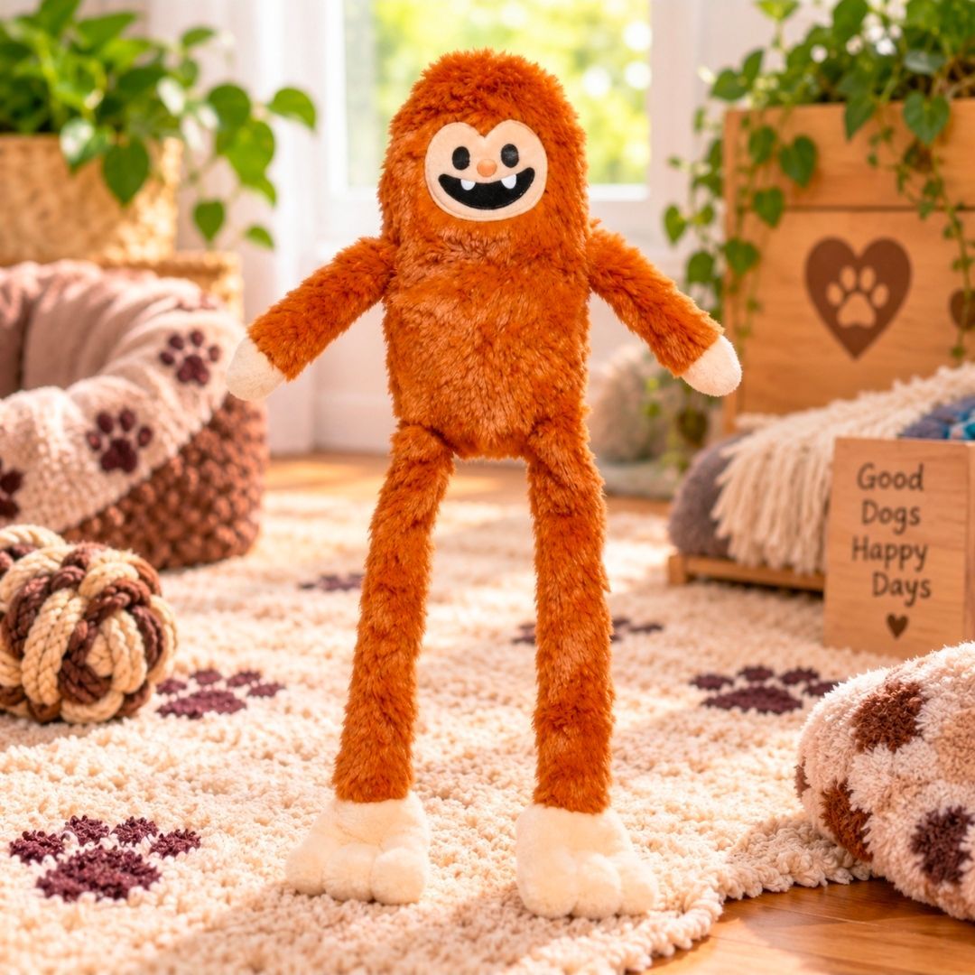Sasquatch Josh Yeti Plush Brown, BARK - 55 cm