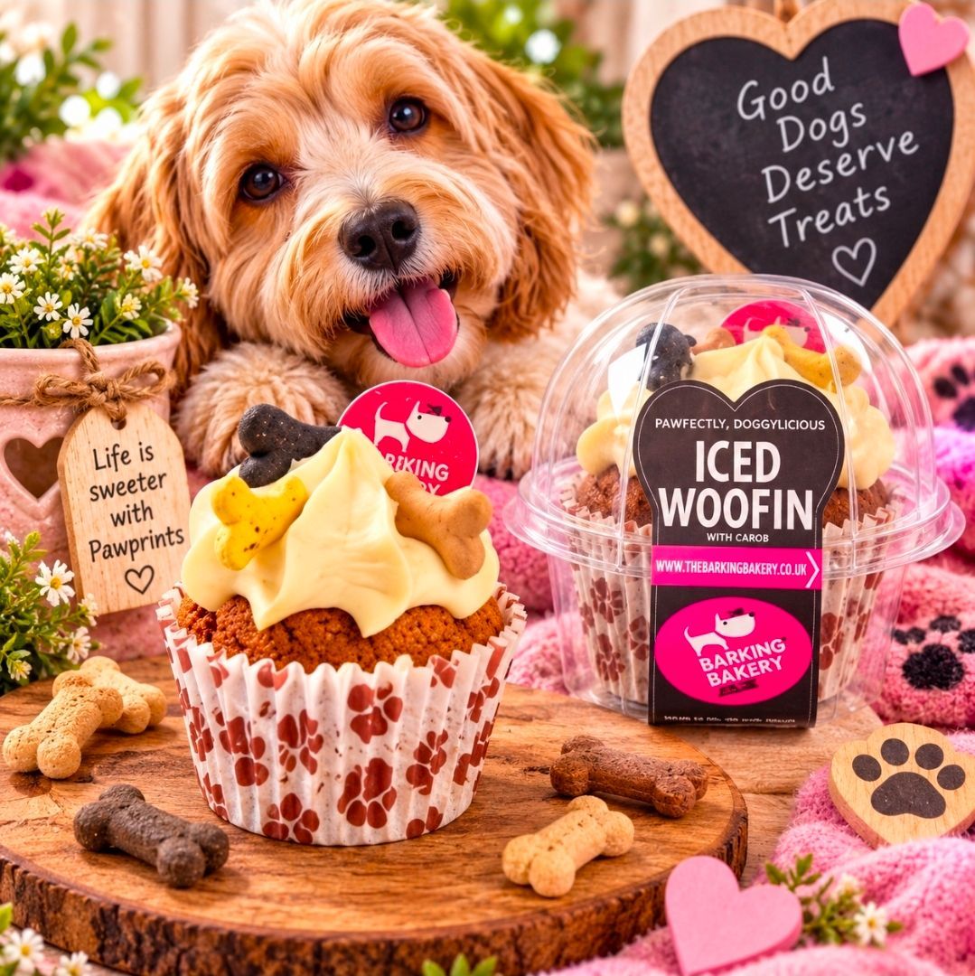 The Barkin Bakery Vanilla Woofin - Vanille Glazuur