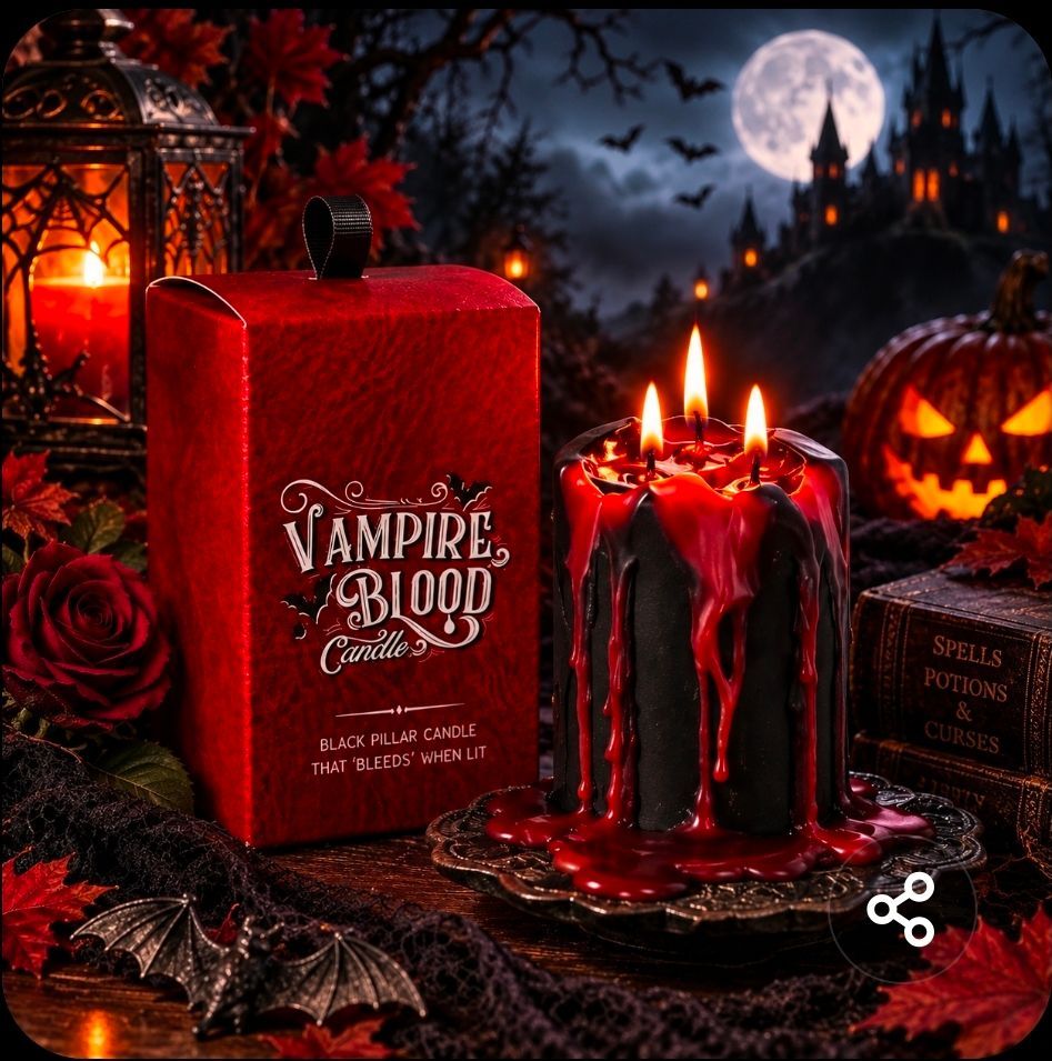 ? Vampire Blood Zuil Kaars - Klein