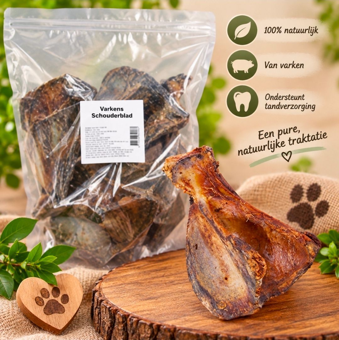 Varkensschouderblad Petsnack - 10 st