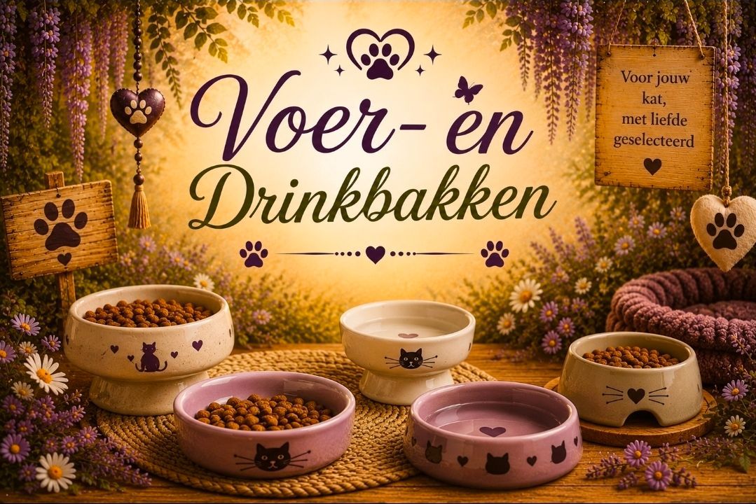 Voer- & Drinkbakken Kat