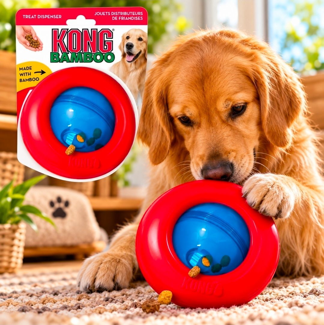 Play ball, KONG Gyro Red/Blue - 17 cm