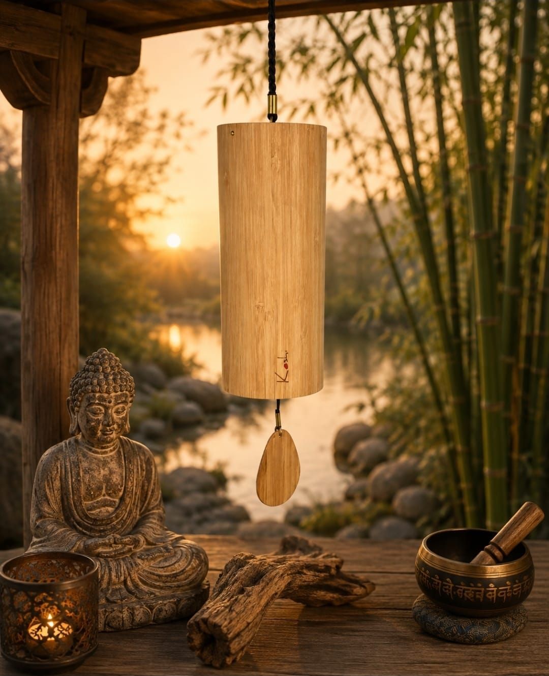 Windgong Koshi Chime - Aqua (Water)
