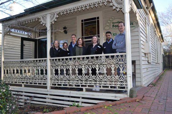 Bendigo Foot Clinic Team Group photo