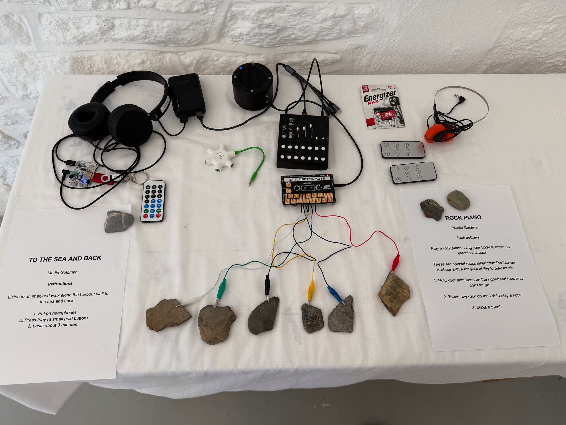 'To the sea and back' audio piece and the Rock Piano (with Emma Davies)