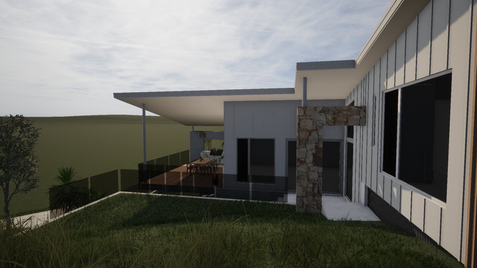 Wide View Shot of the Ongoing House Build — Builder in Gladstone Region, QLD