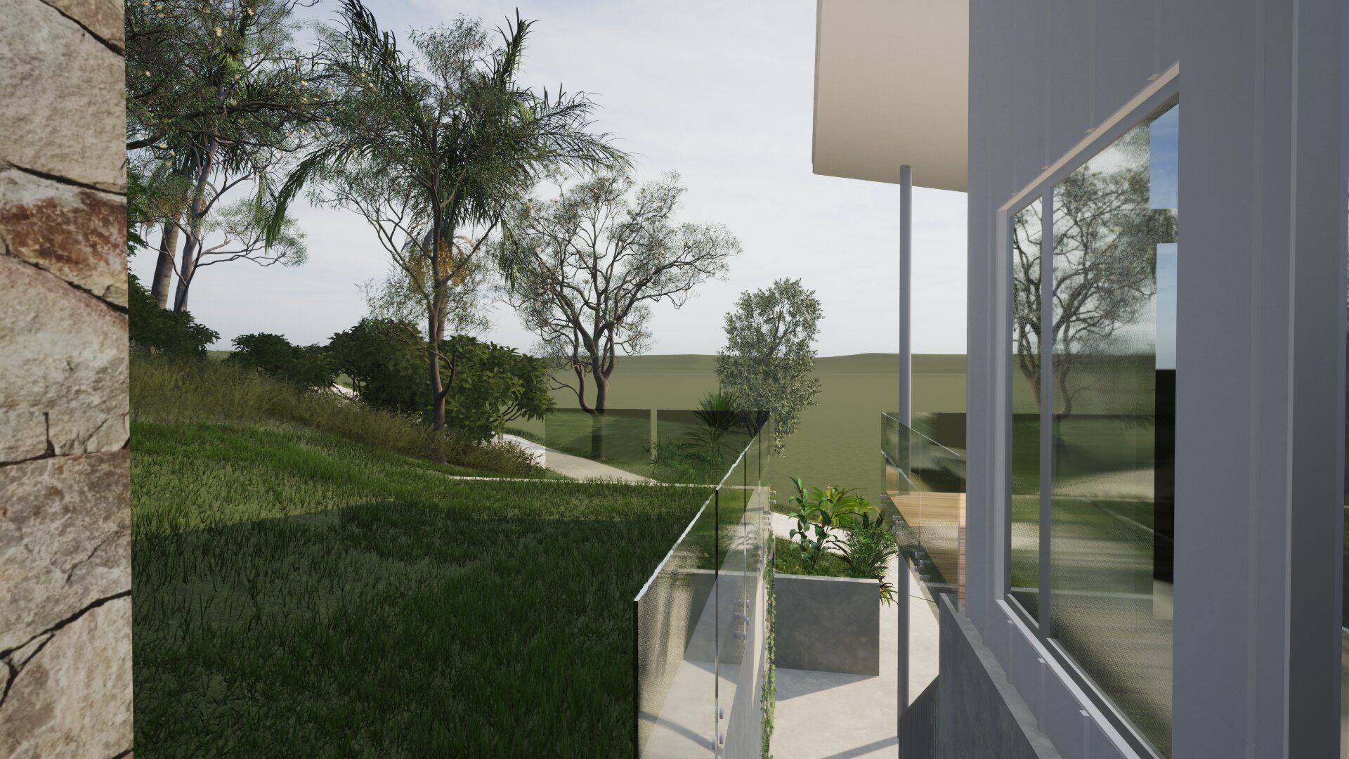 Man Looking Up at the Structure of the House — Builder in Gladstone Region, QLD