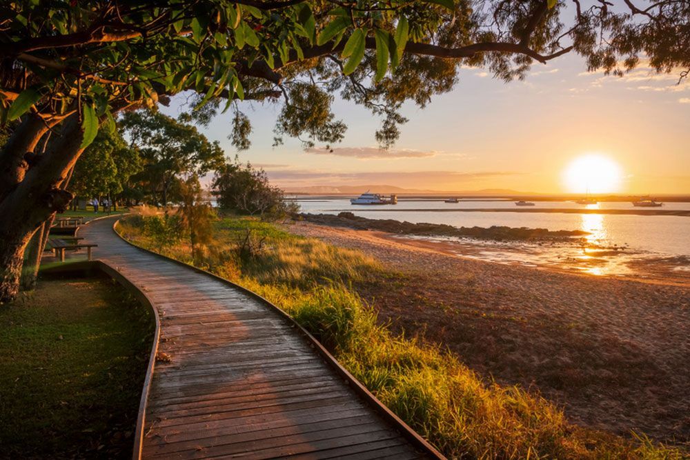 Sunset at the town of Seventeen Seventy — Home Builder in Seventeen Seventy, QLD