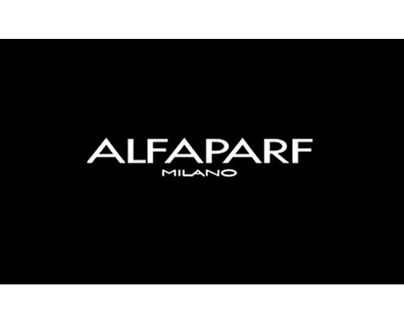 White logo reading 