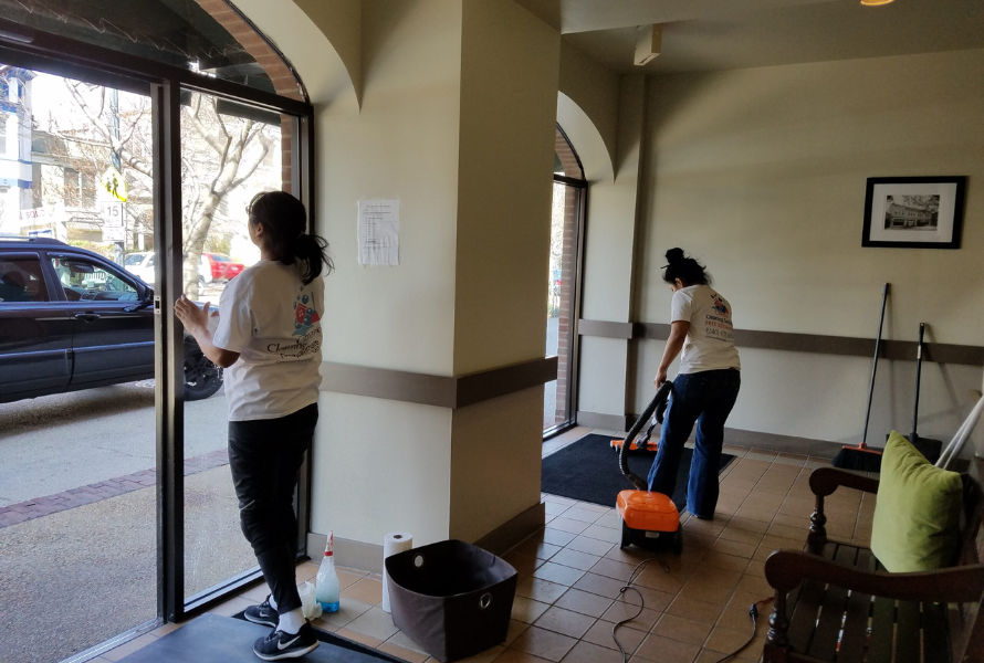 commercial office cleaning