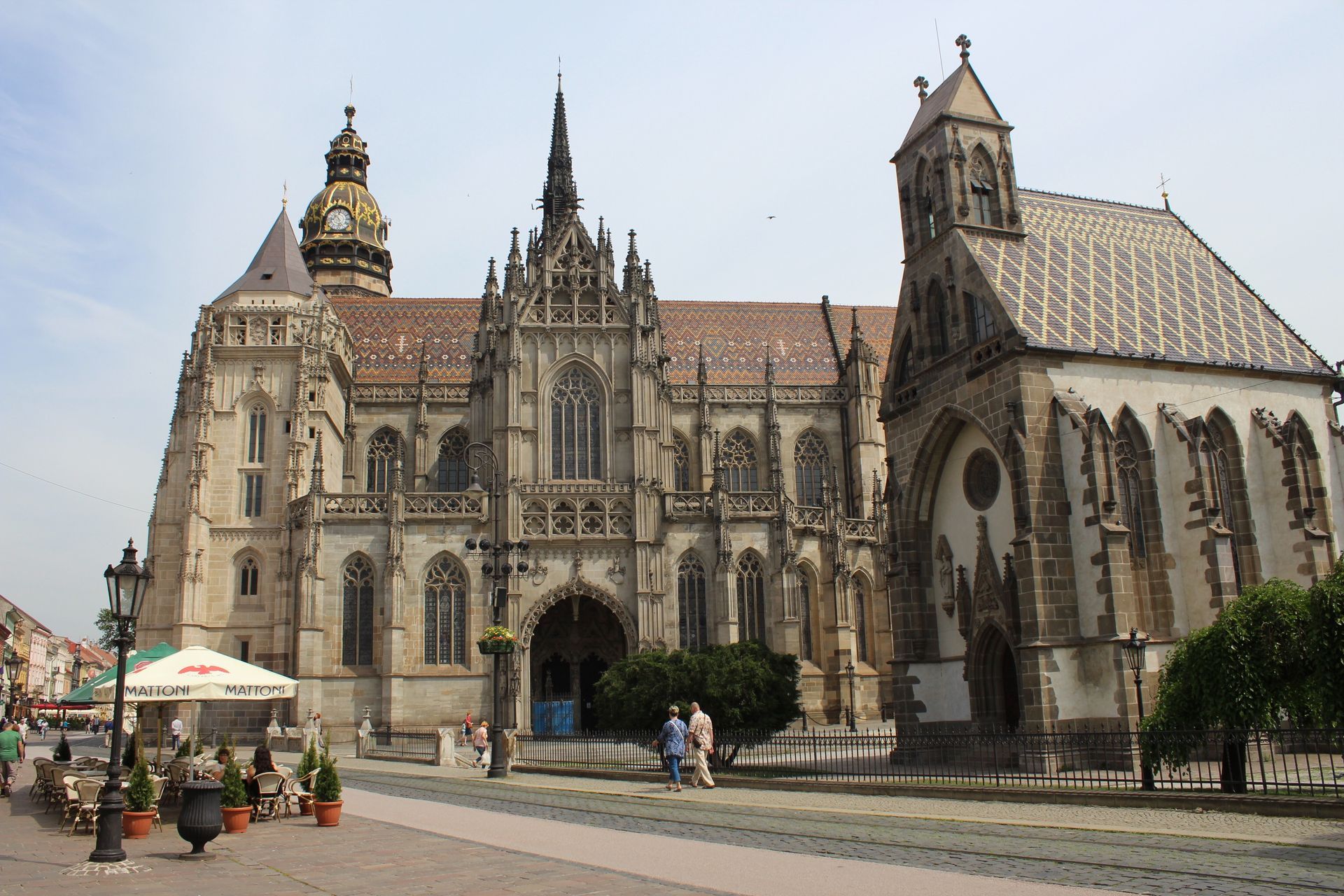 Košice, hlavná uli - Dóm sv. Alžbetya