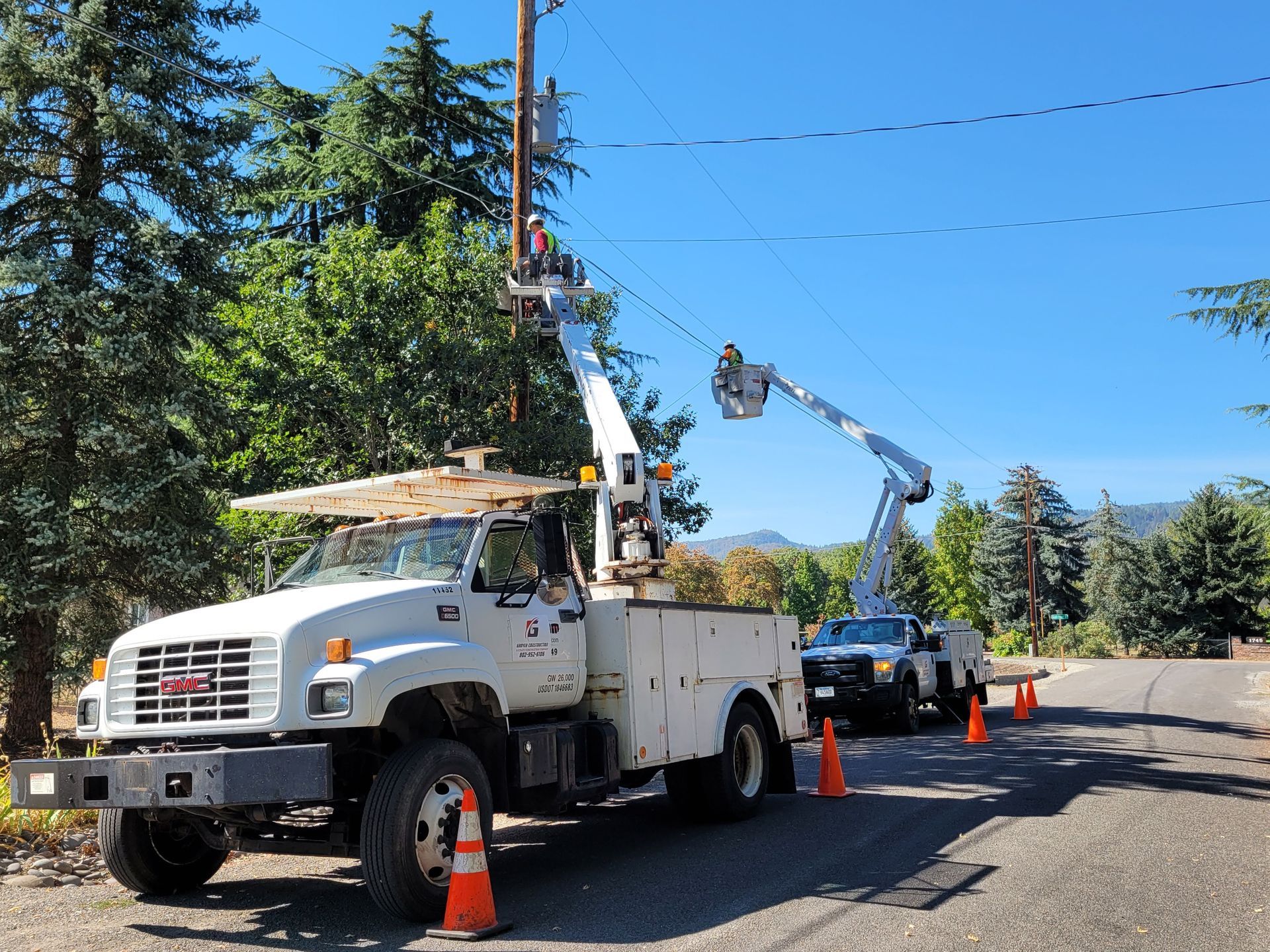Fiber infrastructure installation in Oregon by Grover Construction LLC