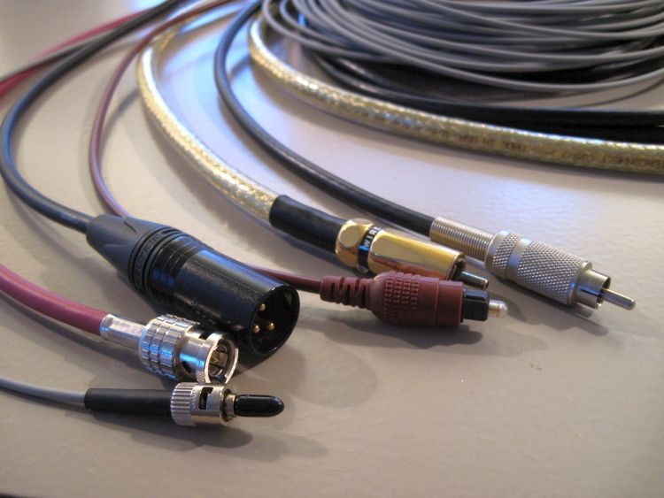 Coax cable installation project for internet and TV services by Grover Construction