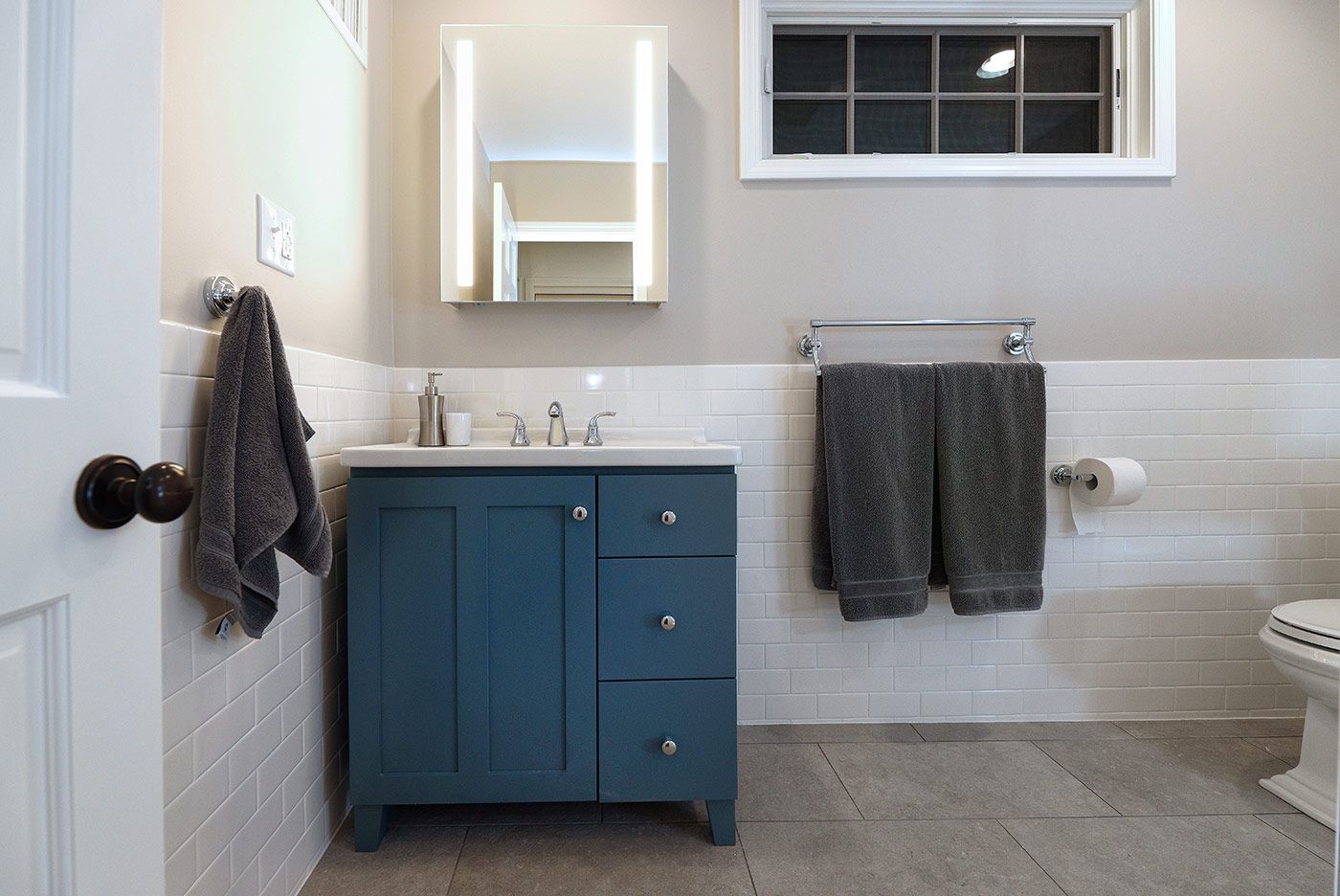 Beautiful bathroom remodeled by Gartman Remodeling.