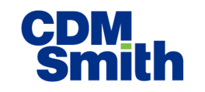 CDM Smith logo in blue text on a white background