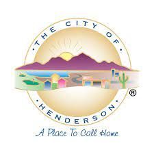 City of Henderson logo with mountains, desert sunset, and the slogan “A Place To Call Home”