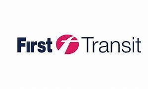 First Transit logo in navy and pink on a white background