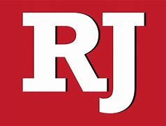 White “RJ” letters on a red square background.