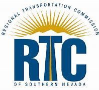 RTC of Southern Nevada logo with blue letters and gold sun rays